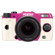 Pentax Q10 Compact Digital Camera with 27.5-83mm Lens, 12.4 MP Backlit CMOS - Cherry Pink Body White Trim: Picture 2 thumbnail