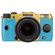 Pentax Q10 Compact Digital Camera with 27.5-83mm Lens, 12.4 MP Backlit CMOS - Gold Body Aqua Trim: Picture 2 thumbnail
