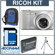 Ricoh CX2 Digital Point & Shoot Camera Kit, - Silver Finish - U.S.A. Warranty with 4GB SD Memory Card, Spare DB-70 Type Lithium-ion Battery, Camera Case, Table Top Tripod,: Picture 5 thumbnail