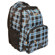 iSafe Built-in Alarm School Backpack, Blue Plaid: Picture 3 thumbnail
