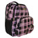 iSafe Built-in Alarm School Backpack, Lavender Plaid: Picture 4 thumbnail