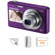 Samsung DV150F Dual-View Smart Digital Camera, Plum - Bundle - with Fashion Wrist Case, White with Black Stripes, SanDisk 8GB microSDHC, Class 4 Memory Card & Adorama 1764A Microfiber Cleaning Cloth, 7.5x6": Picture 5 thumbnail