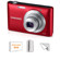 Samsung ST72 Digital Camera, Red - Bundle - with Fashion Wrist Case, 8GB microSDHC Memory Card, Microfiber Cleaning Cloth: Picture 5 thumbnail