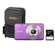 Sony Cyber-shot DSCWX70 Digital Camera Bundle Violet, 4GB Class 4 SDHC Card, Carrying Case, Spare NP-BN1 Type Lithium-ion Battery, Professional Lens Cleaning Kit: Picture 1 thumbnail