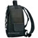 Jill-e Jill.e Baroque Backpack, Black Nylon with White Baroque Pattern, Sized for a Woman's Frame: Picture 3 thumbnail