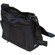 Jill-e Basic Black Messenger Style Day Bag - Black with FREE Safari Collection Carryall Covers, Zebra/Leopard (a $29.95 value): Picture 1 thumbnail