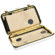 Jill-e Clutch Case for Every Day Use, Holds Point & Shoot Cameras, I Phones, Smart Phones, etc. in Vanilla Cream Faux Leather.: Picture 2 thumbnail