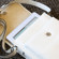 Jill-e E-Go  Tablet Bag, White/Black Trim: Picture 3 thumbnail
