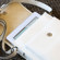 Jill-e E-Go Tablet Bag, White/Pink Trim: Picture 3 thumbnail