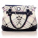 Jill-e E-go Laptop Satchel Purse, Metallic Black/Silver Plaid: Picture 4 thumbnail