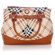 Jill-e E-go Laptop Satchel Purse, Tan Plaid: Picture 4 thumbnail