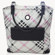 Jill-e E-go Laptop Tote Bag, Metallic Black/Silver Plaid: Picture 3 thumbnail
