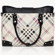 Jill-e E-go Laptop Valise Bag, Metallic Black/Silver Plaid: Picture 3 thumbnail