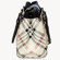Jill-e E-go Laptop Valise Bag, Metallic Black/Silver Plaid: Picture 2 thumbnail