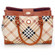 Jill-e E-go Laptop Valise Bag, Tan Plaid: Picture 4 thumbnail