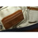 Jill-e Jack Lenox Leather 13" Laptop Vertical Portfolio, Tan: Picture 3 thumbnail