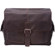 Jill-e Jack Series, Weatherproof Messenger Style Camera Bag with Brown Colombian Leather Exterior with Contrasting Stitch: Picture 1 thumbnail