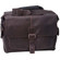 Jill-e Jack Series, Weatherproof Messenger Style Camera Bag with Brown Colombian Leather Exterior with Contrasting Stitch: Picture 4 thumbnail
