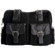 Jill-e Weatherproof Large Black Rolling Camera Bag, Black Leather & Black Suede Combination Exterior, Velcro Divider Interior: Picture 4 thumbnail