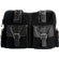 Jill-e Jill.e Combo Weatherproof Large Black Rolling Camera Bag, (Leather & Black Suede) and Weatherproof Medium Black Leather Camera Bag (Cream Piping Trim Exterior): Picture 1 thumbnail