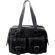 Jill-e Jill.e Combo Weatherproof Large Black Rolling Camera Bag, (Leather & Black Suede) and Weatherproof Medium Black Leather Camera Bag (Cream Piping Trim Exterior): Picture 3 thumbnail