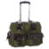 Jill-e Jill.e Weatherproof Large Rolling Camera Notebook & Accessory Bag, Moss Green Suede with Brown Leather Trim: Picture 5 thumbnail