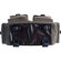 Jill-e Jill.e Weatherproof Large Rolling Camera Notebook & Accessory Bag, Moss Green Suede with Brown Leather Trim: Picture 3 thumbnail
