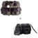 Jill-e Jill.e Combo Weatherproof Large Rolling Camera & 17" Notebook & Accessory Bag and Medium Black Leather Camera Bag with Cream Piping Trim Exterior Camera Bag: Picture 5 thumbnail