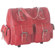 Jill-e Jill.e Weatherproof Large Black Rolling Camera Bag, Red Leather & Red Suede Combination Exterior, Velcro Divider Interior: Picture 1 thumbnail