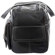 Jill-e Jill.e Weatherproof Medium Black Leather Camera Bag with Cream Piping Trim Exterior, Velcro Divider Interior: Picture 3 thumbnail