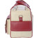 Jill-e Medium Bone Leather with Red Leather Trim Camera Bag: Picture 2 thumbnail