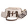 Jill-e Weatherproof Small Bone Leather Camera Bag with Brown Leather Croc Trim Exterior, Velcro Divider Interior: Picture 4 thumbnail