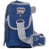 Jill-e Jill.e Weather Resistant Sailcloth Messenger Style Electronics Bag, Blue with Gray Accent: Picture 4 thumbnail