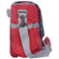 Jill-e Weather Resistant Sailcloth Messenger Style Electronics Bag, Red with Gray Accent: Picture 3 thumbnail