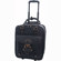 Jill-e Jill.e Weatherproof Large Rolling Camera, Notebook & Accessory Bag, Black Suede and Black Leather Exterior: Picture 3 thumbnail