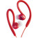 JVC HAEBX5R Inner Ear Sport Clip Headphones, Red (Splash Proof): Picture 2 thumbnail