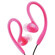 JVC HAEBX85P Sports Splash Proof In-Ear Clip Headphones - Pink: Picture 2 thumbnail