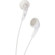 JVC VC HAF140WN Gumy Earphones for Portable Audio Equipment - Color coordinated with iPod nano 5G - Lychee White: Picture 2 thumbnail