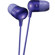 JVC Marshmallow In-Ear Stereo Headphones, Gold-Plated 3.5mm Plug, Violet: Picture 2 thumbnail