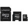 Kingston Technology 16GB Micro Secure Digital, microSD, Memory Card with Adaptors to MiniSD & Standard SD card: Picture 2 thumbnail