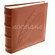 Kleer-Vu Photo / Memo Album, Bonded Leather with Embossed Leaf, Debussed Collection, Brown, Holds 100 4x6" Photos, 1 Per Page.: Picture 2 thumbnail