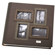 Kleer-Vu Kollage Collection leatherette Album, BookBound Slip in With Black inside lining, For 160 4 x 6" Photos 2 Per Page, Color: Black / Brown.: Picture 3 thumbnail