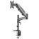 K&M 23873 Monitor Desk Mount, Black: Picture 1 thumbnail