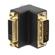 Kramer Electronics AD-DF/DM/RA DVI (F) to DVI (M) Right-Angled Adapter 