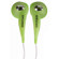 Koss JAMSAA Earbud Stereophone with Intra-aural Earbud Design, Green: Picture 2 thumbnail