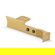 Leica Brass Thumb Support for Q3 Digital Camera, Blasted Finish
