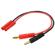 COMMON SENSE RC HXT 4mm Charging Adapter with Banana Plugs 
