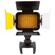 Ledpro X6 Lightweight Compact LED Light with 63 Super White LEDs, 2 Wing Barndoors, Integrated Dimmer, Tilt Head, Works on 4 AA Batteries: Picture 1 thumbnail