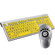 LogicKeyboard XLPrint PC Slim Line Keyboard with Large Print, Black on Yellow - Bundle - with' Contour Design Shuttle Pro V2.0,Shuttle Control: Picture 2 thumbnail