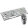 LogicKeyboard XL Print Apple Advance Black on White Keyboard - Bundle - with Contour Design Shuttle Pro Version 2.0 Multi-button Jog & Shuttle Control: Picture 1 thumbnail